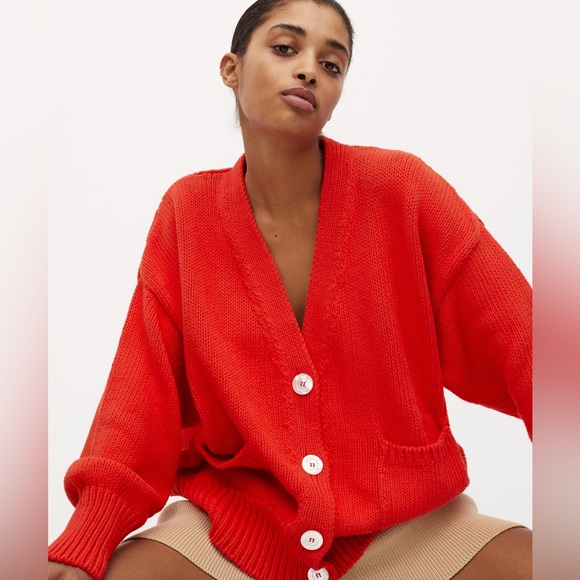 ISO Babaa cardigan no 16 in summer flame - Picture 2 of 2